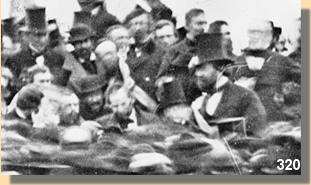 President Lincoln at Gettysburg