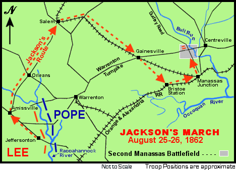 Jackson's March map.