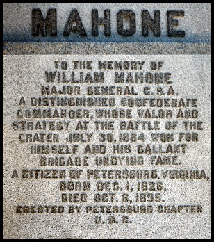 Mahone's Monument Plaque - 2006