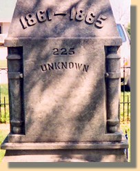Unknowns Monument
   text