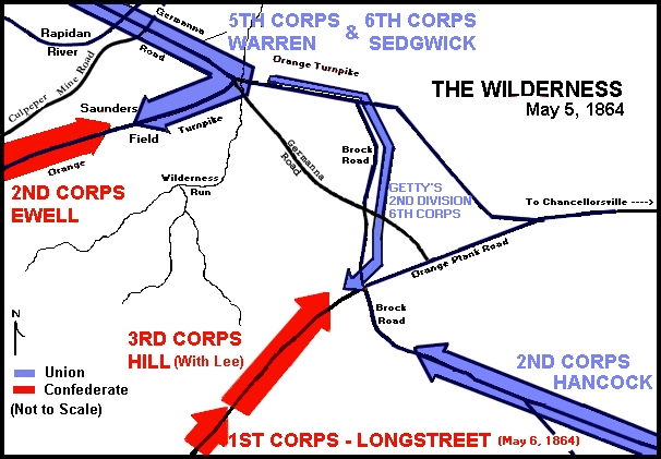 Wilderness Troop Movements