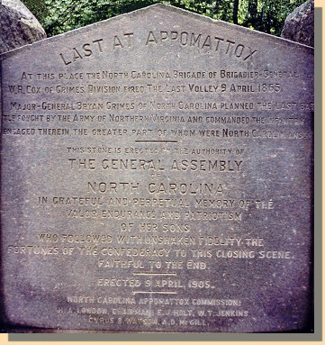 N.C. Monument 
Front Text