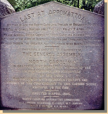 N.C. Monument 
Front Text