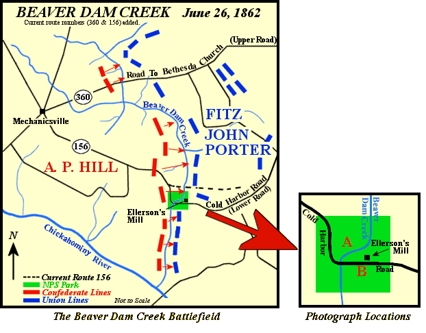 Beaver Dam Creek area map