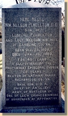 Pendleton's Gravestone