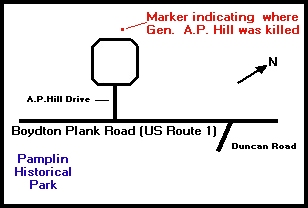 A.P.Hill Marker Map