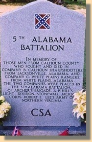 Alabama Monument Front