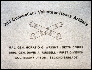 2nd Connecticut Artillery Monument - Back