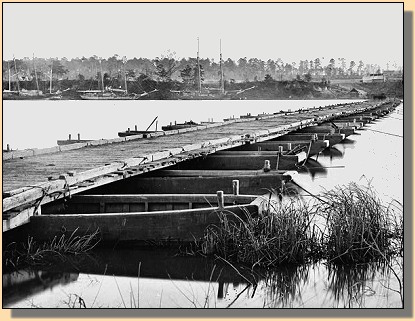 Pontoon Bridge across the James