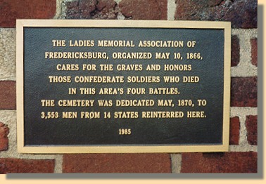 Cemetery Plaque