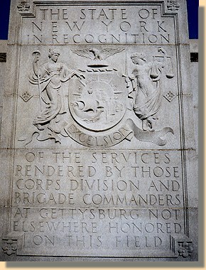 New York State Auxiliary Monument Plaque