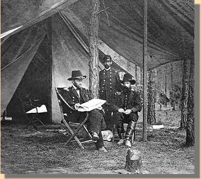 General Ulysses S. Grant In Camp