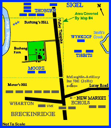 New Market 
   Troop Disposition Map