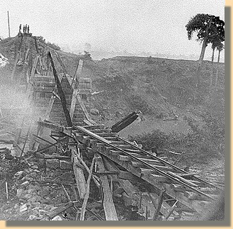 Destroyed Railroad Bridge