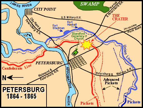 Petersburg Map