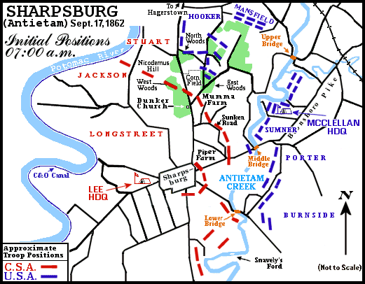 Map of Troop   
   Positions