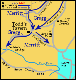 Sheridan's Plan 
   Map