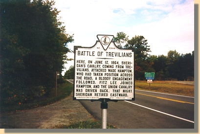Trevilian Road Sign