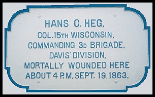 Heg 
Monument Plaque