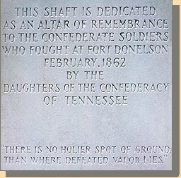 Confederate Monument Plaque