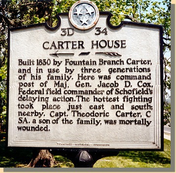 Carter House Sign