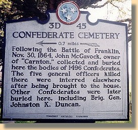 Cemetery Sign