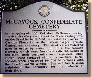 Cemetery Sign