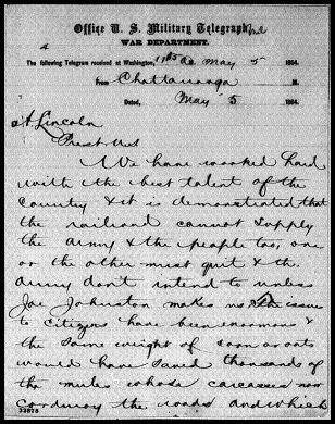 Sherman's Letter