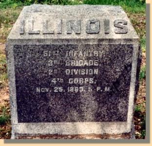 51st Illinois 
Monument
