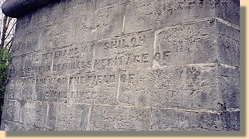 Hazen's 
   Monument text